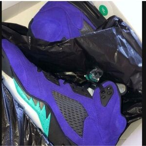 Jordan Sneakers in Purple and Teal